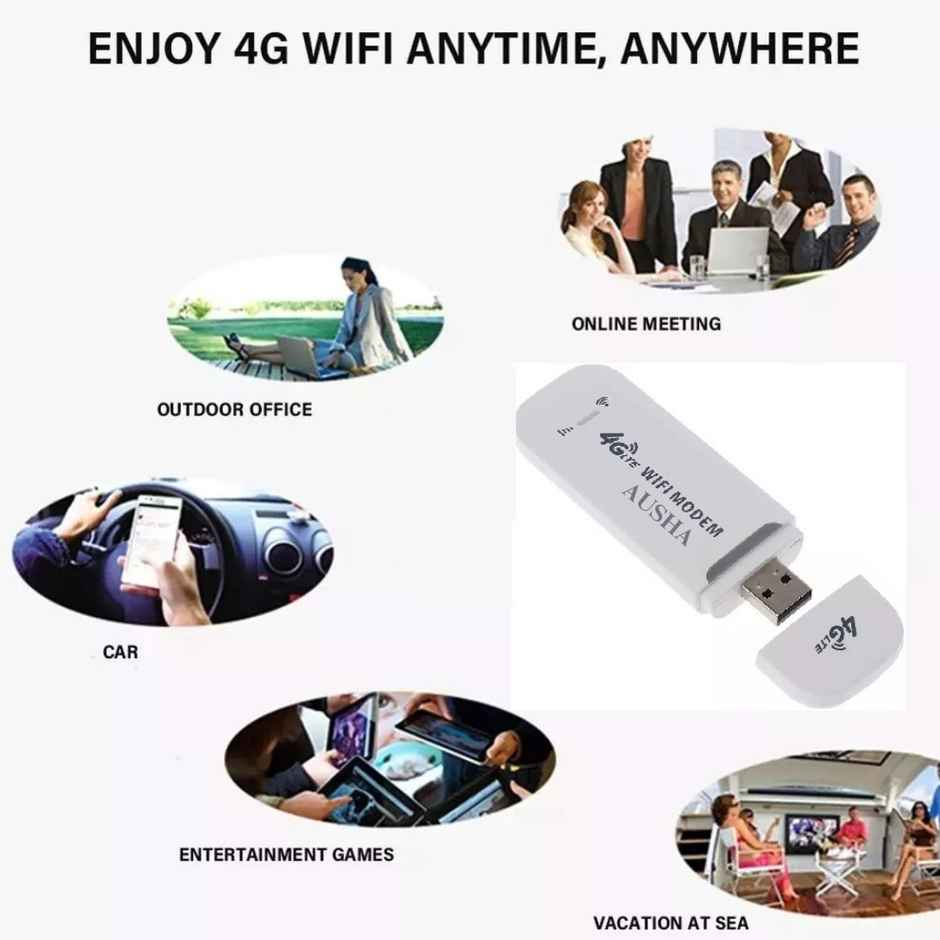 Ausha 4G LTE Wireless Wi-Fi Sim USB dongle