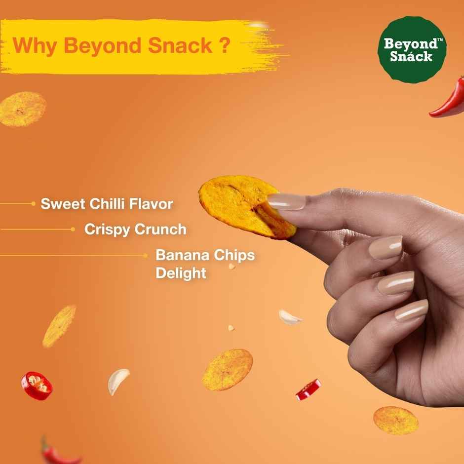 Beyond Snack Kerala Banana Chips - Hot & Sweet Chilli Combo  