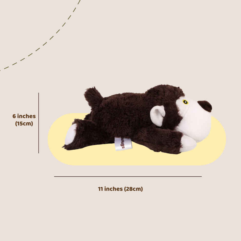 BearHugs Cuddle Bear Squeaky Dog Toy Brown