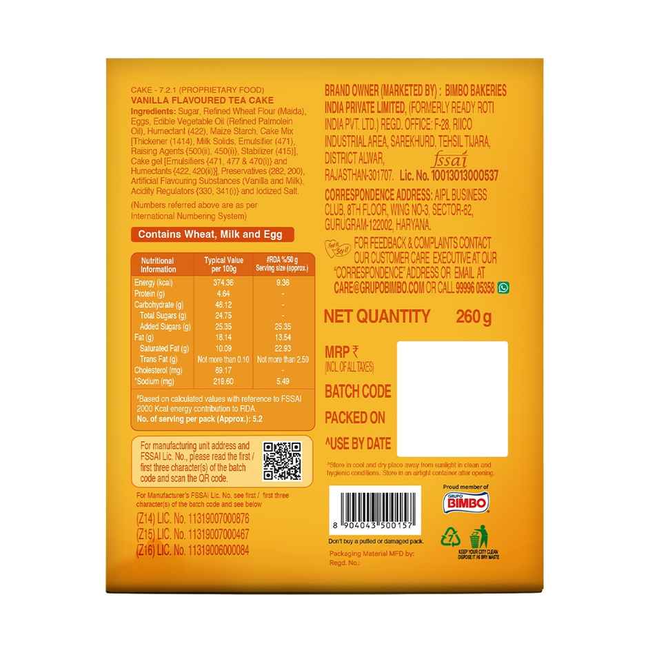 Modern English Tea Cake | Bakery Delight