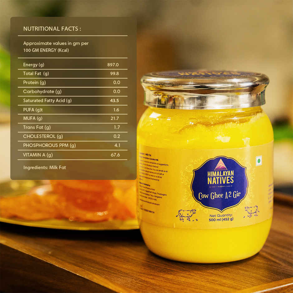 Himalayan Natives A2 Gir Cow Ghee | Jar