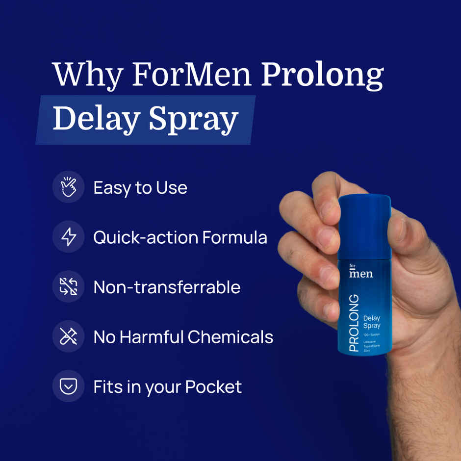 Formen Prolong Delay Spray For Men | Long Lasting