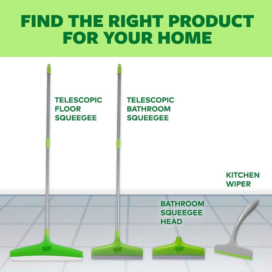 Scotch-Brite Telescopic Floor Squeegee Wiper