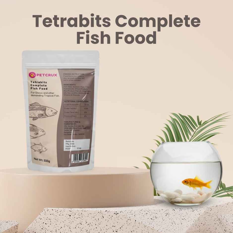Petcrux Tetrabits Complete Fish FOOD