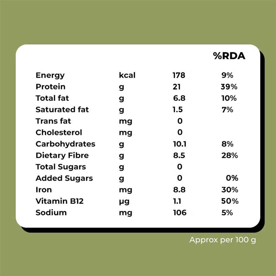 Hello Tempayy 42g Protein Natural Tempeh Cubes - Low Fat & High Fibre