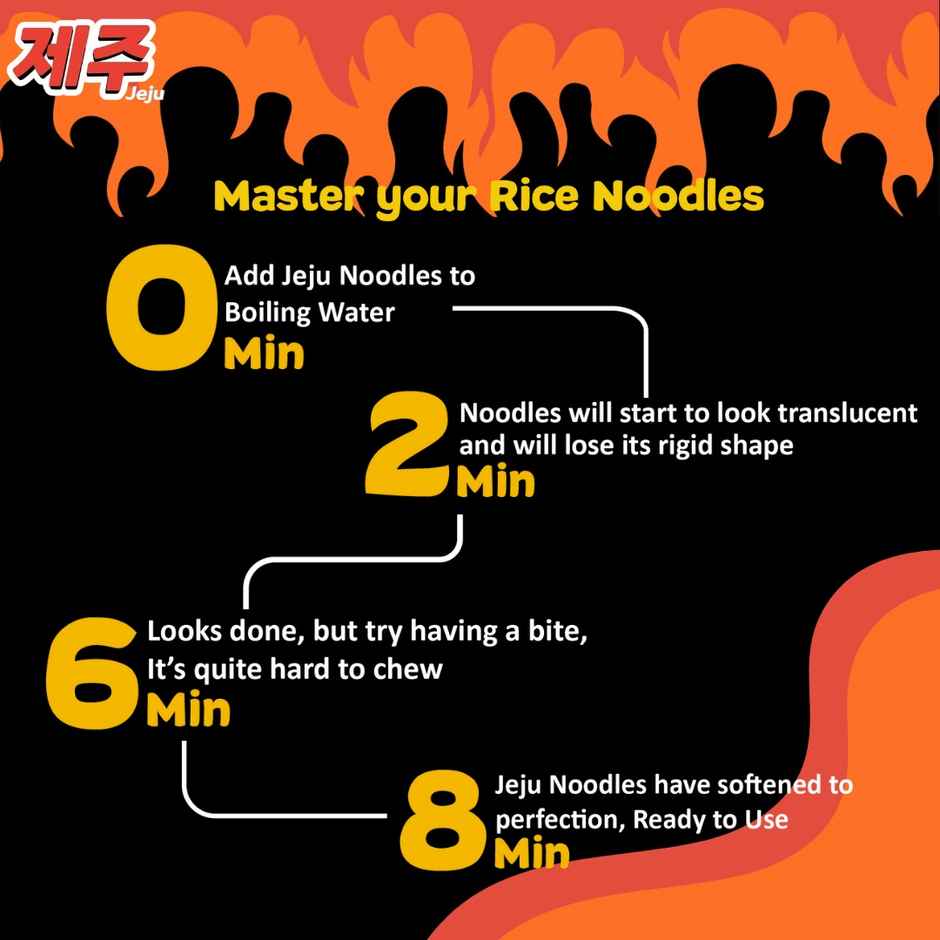 Jvapa Jeju Rice Ramen - Super Spicy Korean Kimchi | Naturally Gluten Free | No Maida & Non Fried