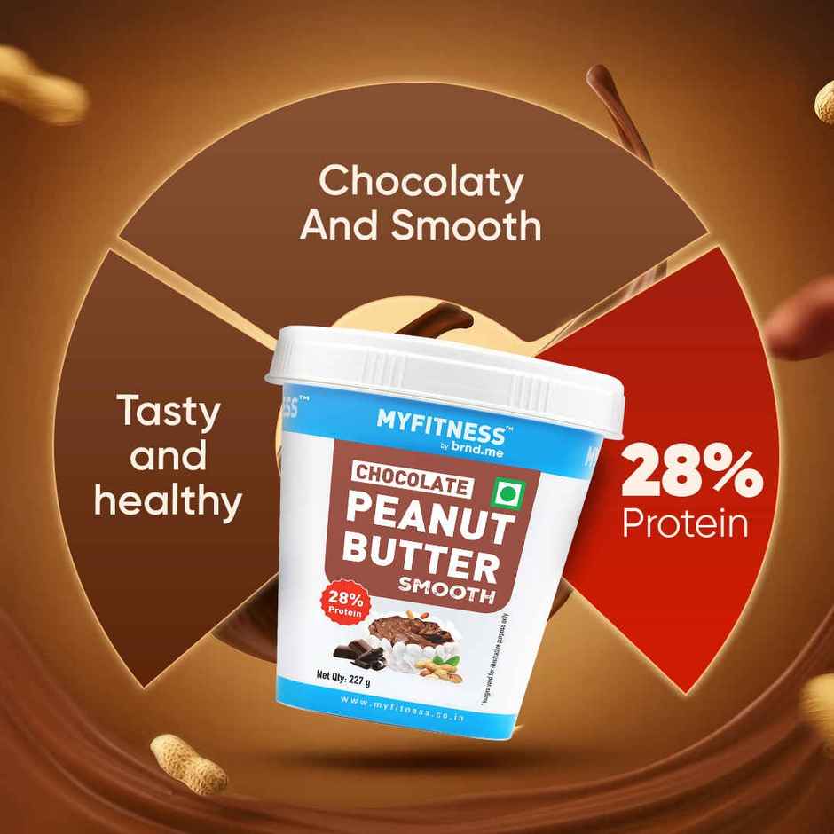 MyFitness Chocolate Peanut Butter Smooth Spread | High Protein