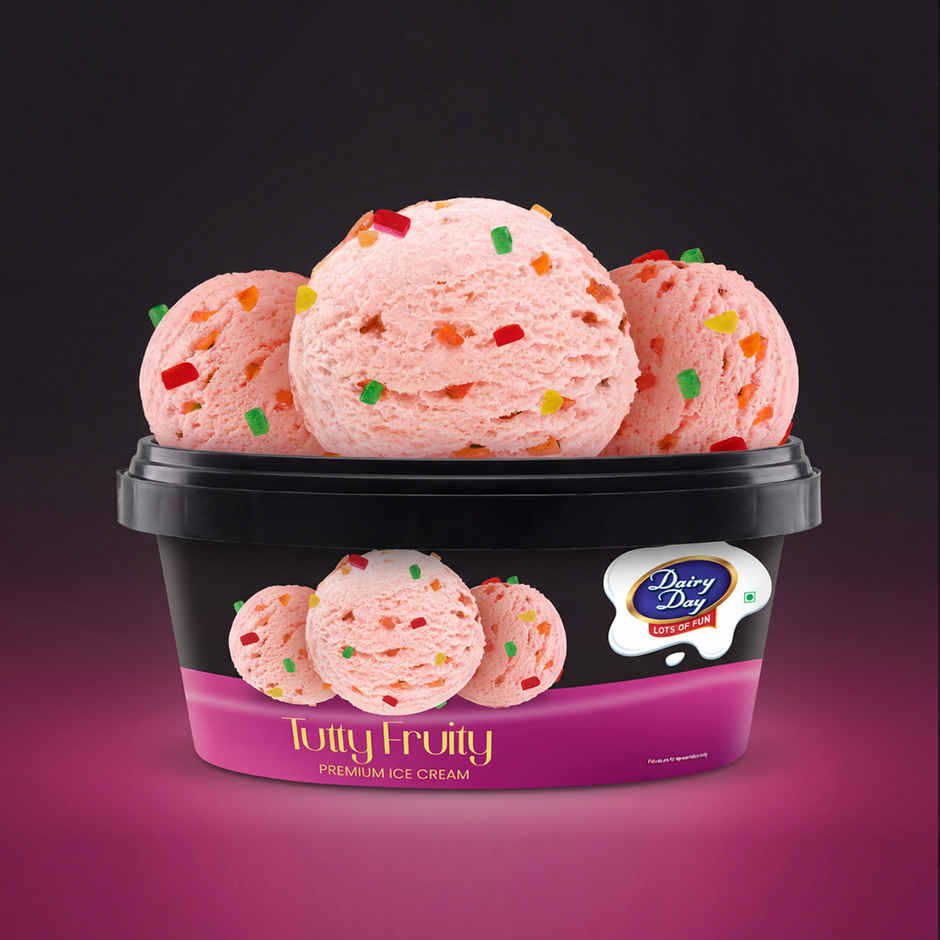 Dairy Day Tutti Frutti Ice Cream Tub | Creamy & Fruity