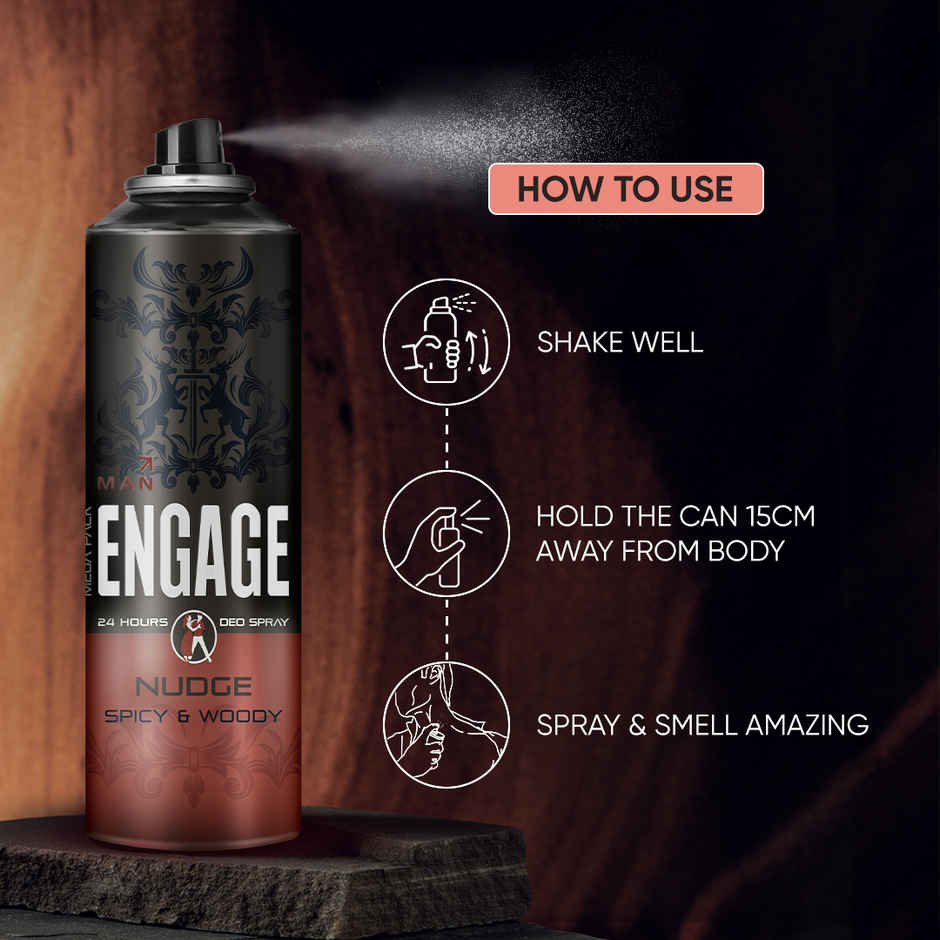 Engage Nudge Deodorant for Men