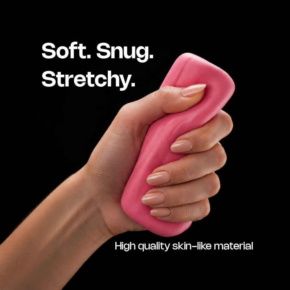 Leezu's Toofaan Intense Stroker Personal Massager with Water Based Lubricating Gel