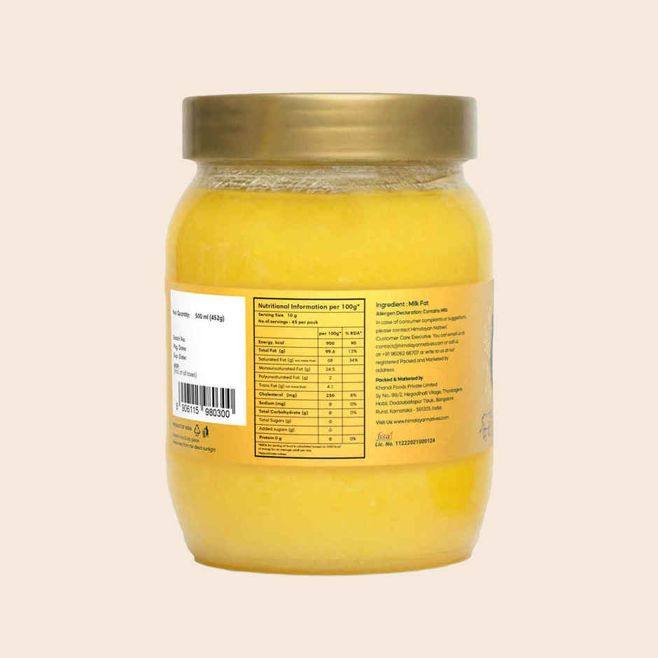 Himalayan Natives A2 Gir Cow Ghee | Jar
