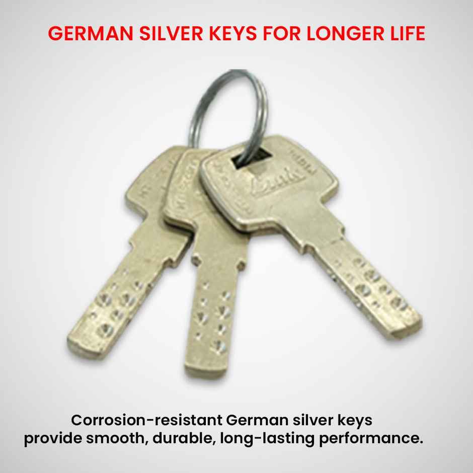 Link Universal Shutter Lock NXT Shutter/Main Door Heavy Lock with 3 Key | 75x155mm Lock