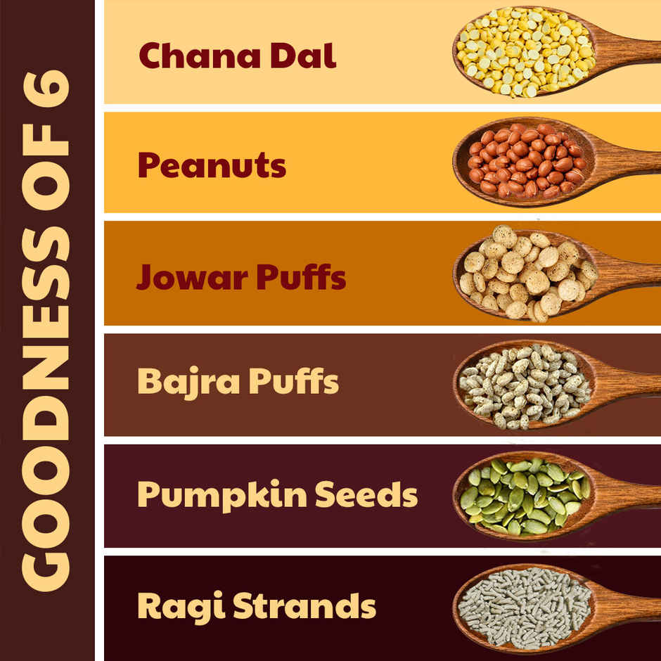 Right Shift High Protein Roasted Mix, Khatta Meetha, No Palm Oil, 20g Protein, Not Fried, 6g Fibre
