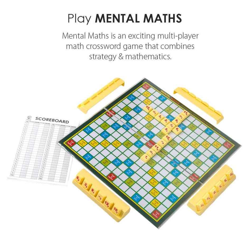 Ratna's Brilliant 2 in 1 Board Game | Crossword, Mental Math & More | 7+ years