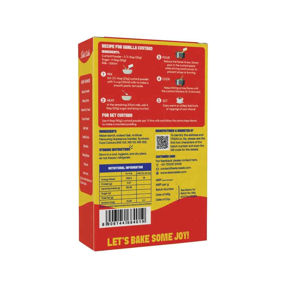 The Select Aisle Vanilla Custard Mix