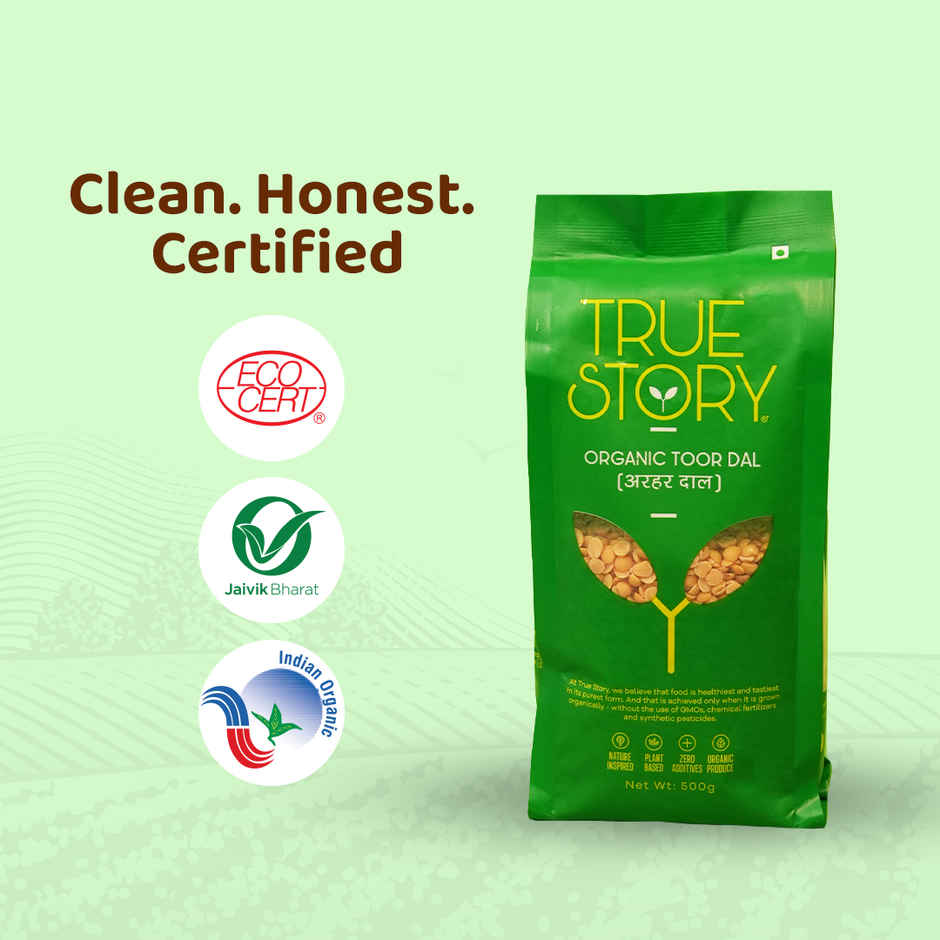 True Story Organic Toor Dal/ Arhar Dal