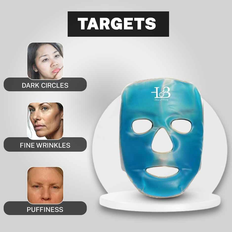 House of Beauty Hot+Cold Gel mask Ice tool for soothing skin, reduces pimples, acne & puffiness(1pc)