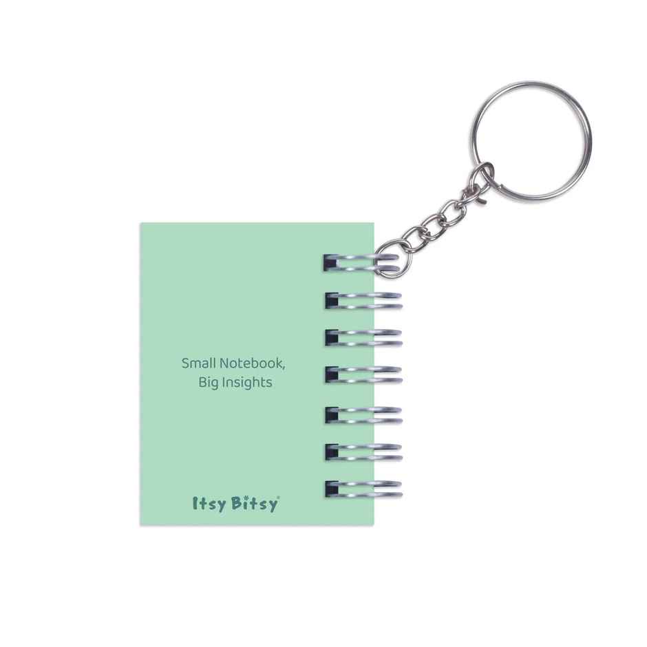 Itsy Bitsy Key Chain Notebook Travel L6.8 x W5.3cm 70gsm 80pages 1 Book Lb