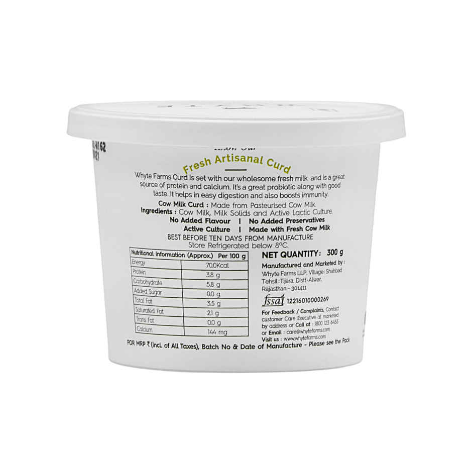 Whyte Farms Fresh Artisanal Curd