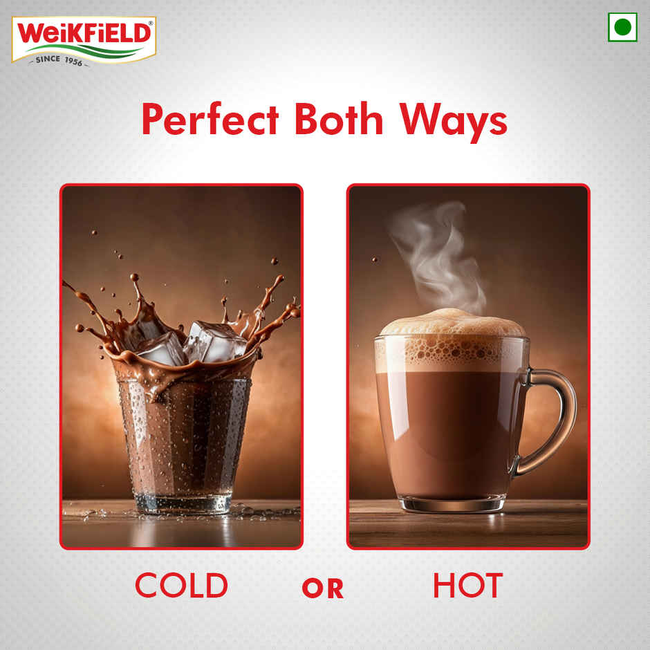 Weikfield Drinking Chocolate Powder Jar