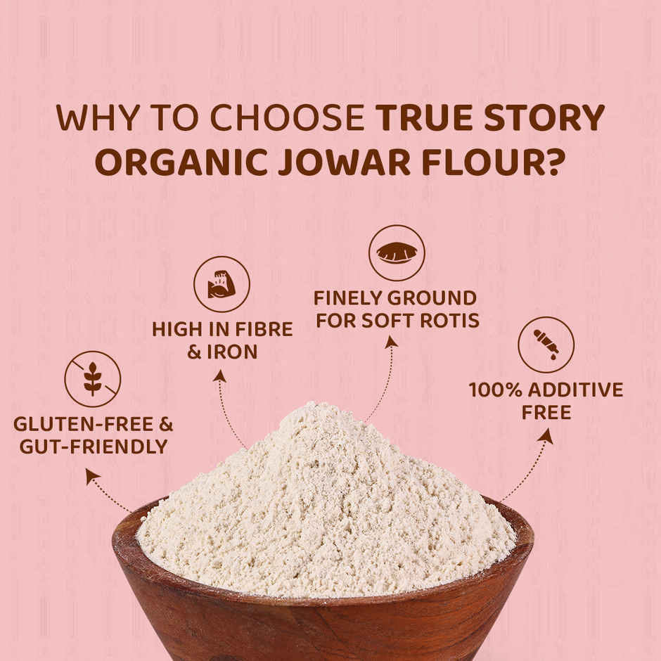 True Story Organic Jowar Flour/ Sorghum Flour