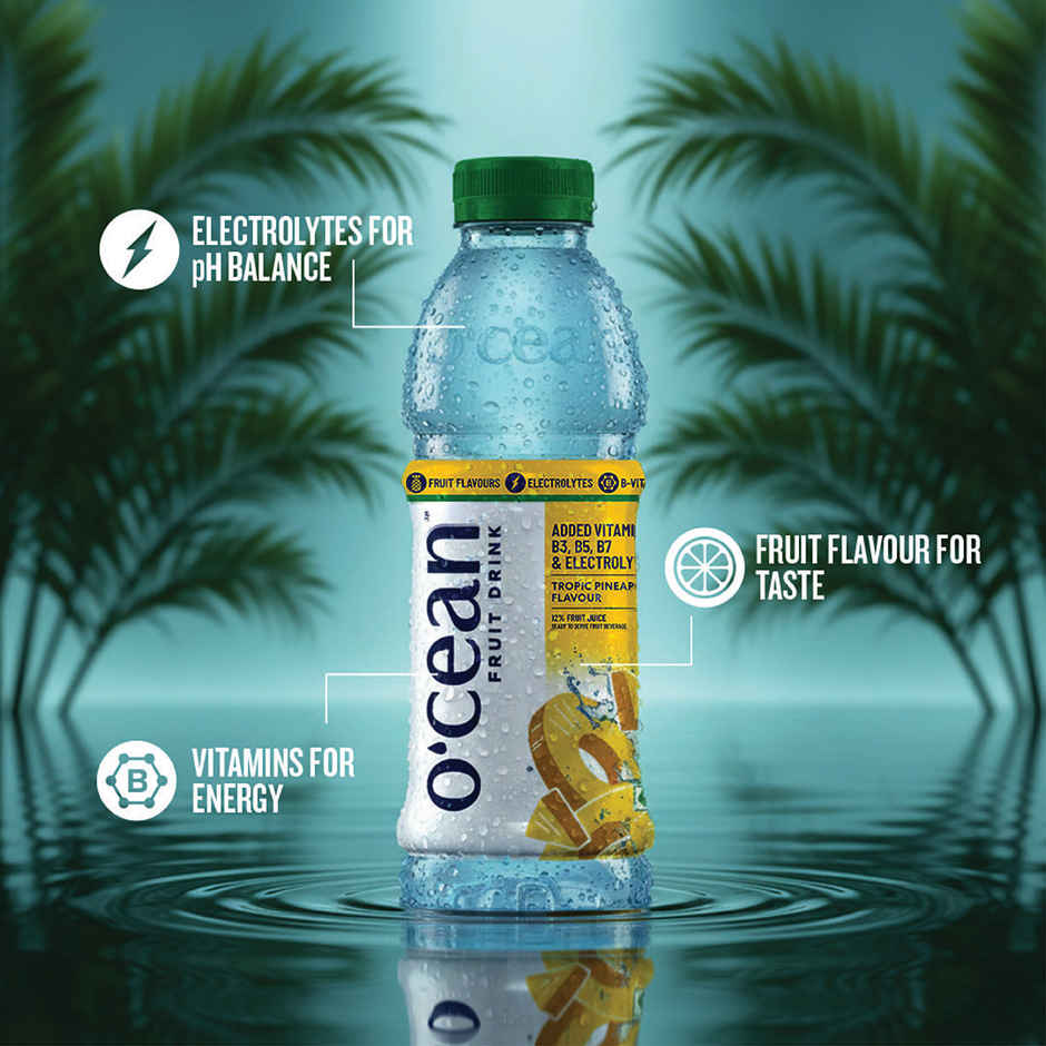 O'cean Fruit Water Tropic Pineapple Vitamin & Electrolyte Hydration