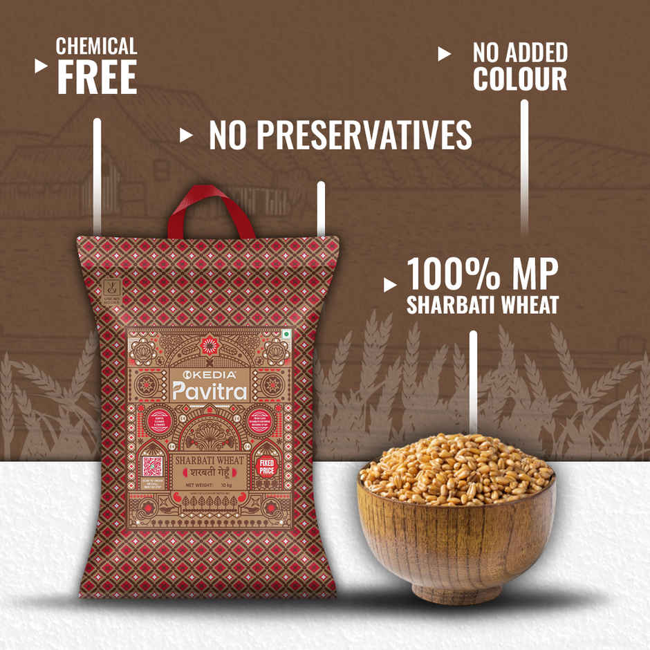 Kedia Pavitra Sharbati Wheat Grains