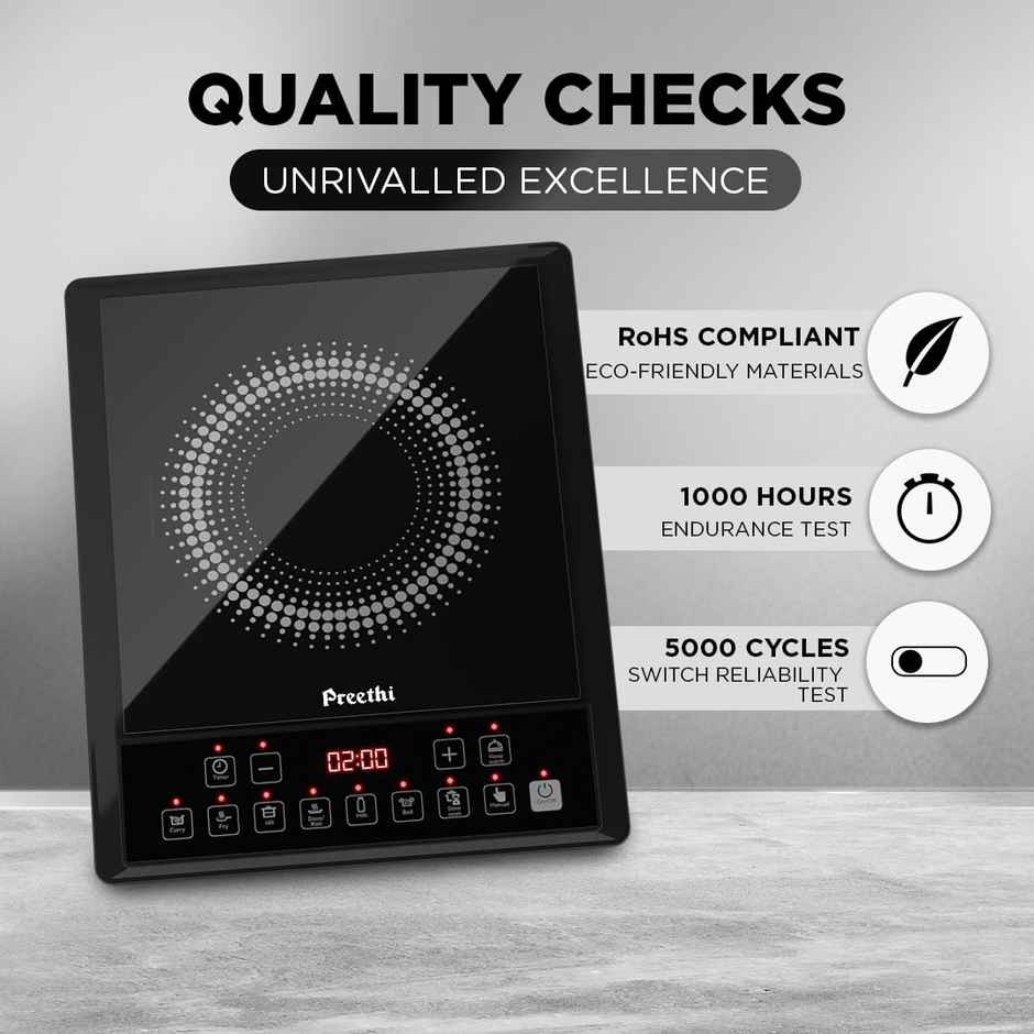 Preethi Indicook Ict124 Induction Cooktop