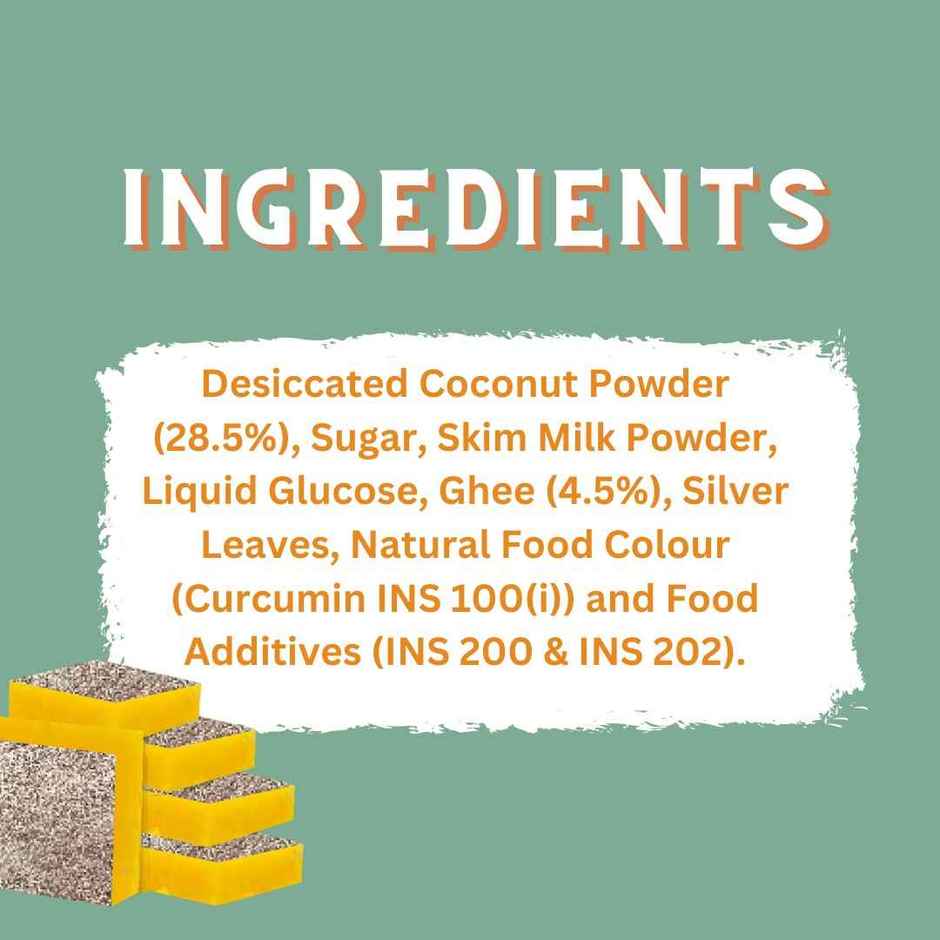 Daadi's Coconut Ghee Burfi | Sweet & Delicious