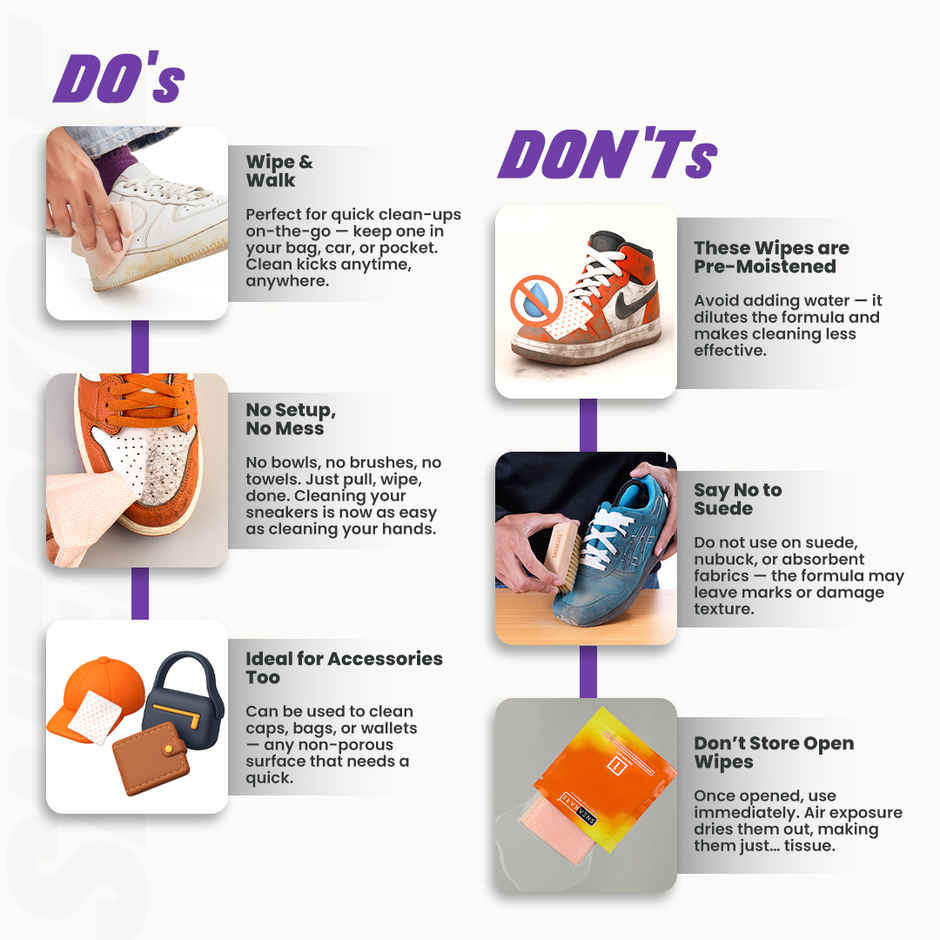 Sneakare Multipack Shoe Cleaning Wipes | 50 Pulls Per Pack