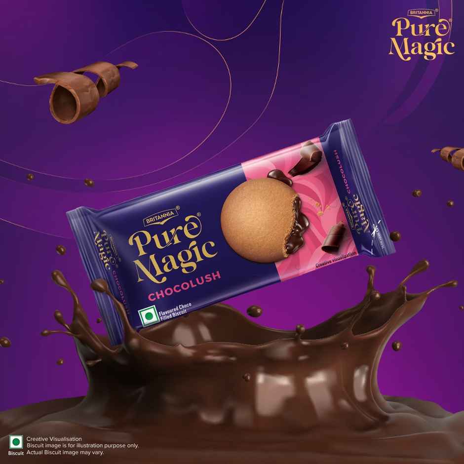 Britannia Pure Magic Chocolush Choco Filled Cookie