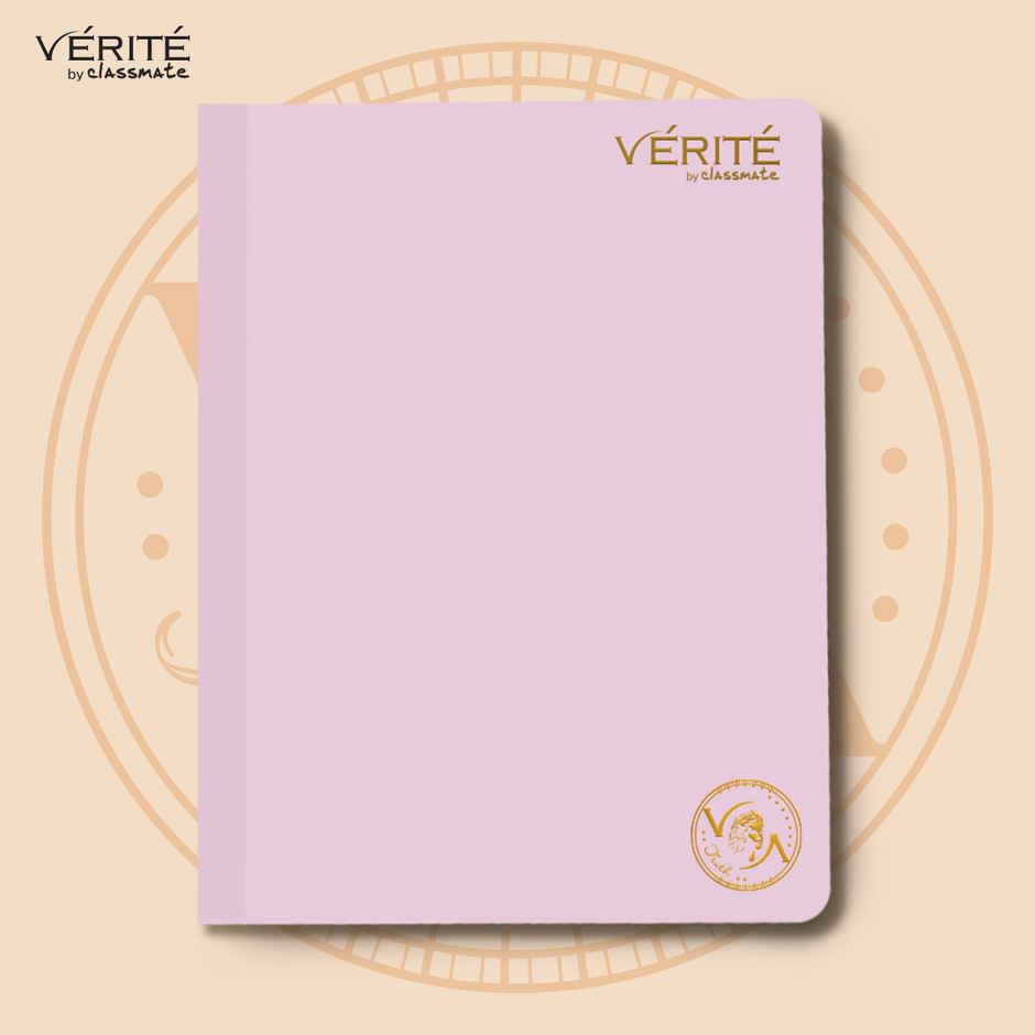Verite by Classmate | Lay Flat Longbook | Radiance | Size 297 X 210 | Unruled | 140 Pages