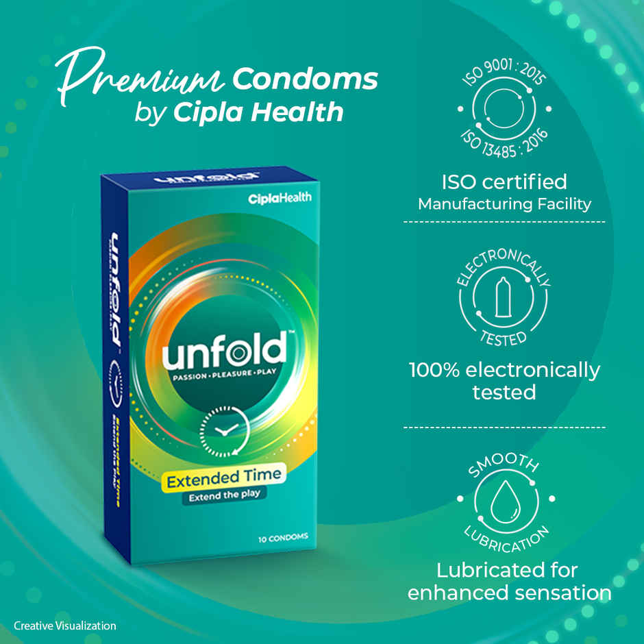 Unfold Cipla Health Unfold Extended Time Condoms