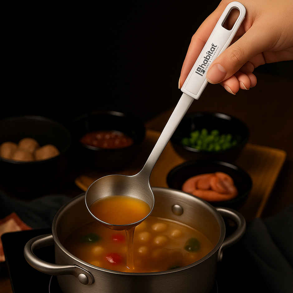 Habitat Pro Series Soup Ladle With Ss Insert