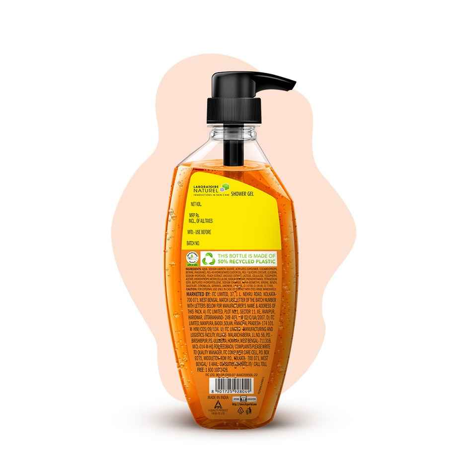 Fiama Body Wash Shower Gel Peach & Avocado, with Skin Conditioners for Soft & Moisturised Skin