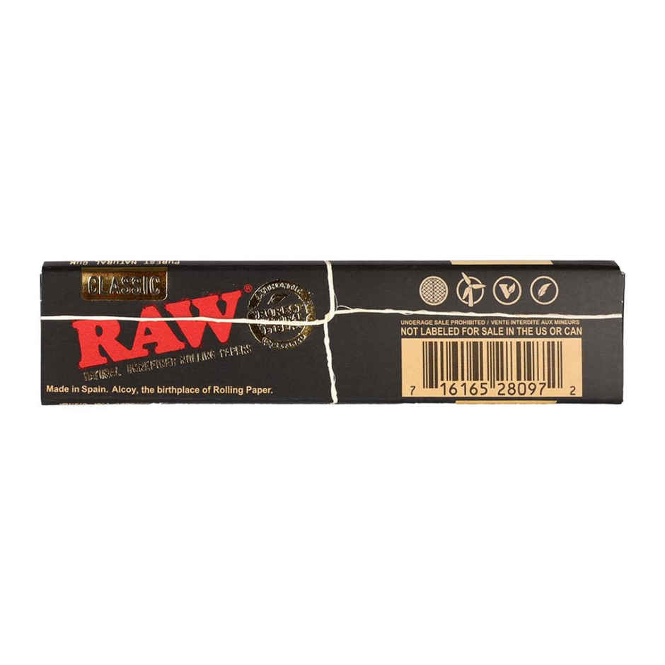 Raw Black Slim Rolling Paper King Size- Pack Of 32