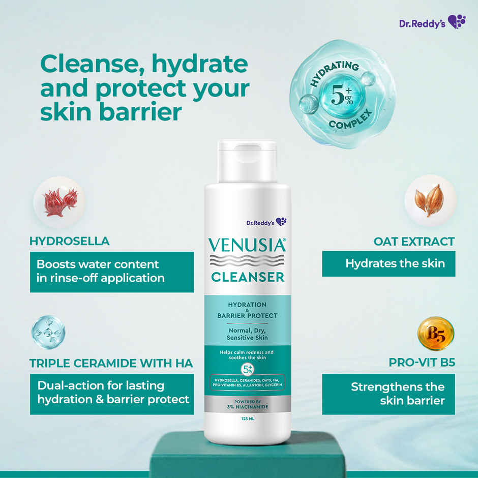 Venusia Hydrating & Barrier Protect Cleanser