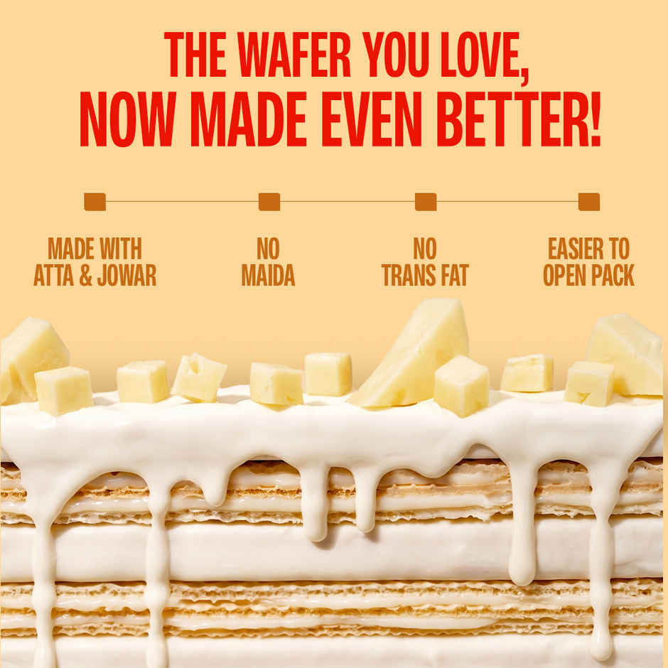 SuperYou 10g Protein Wafer Bar - Cheese (Made with Atta & Jowar. No Added Sugar. No Trans Fat.)