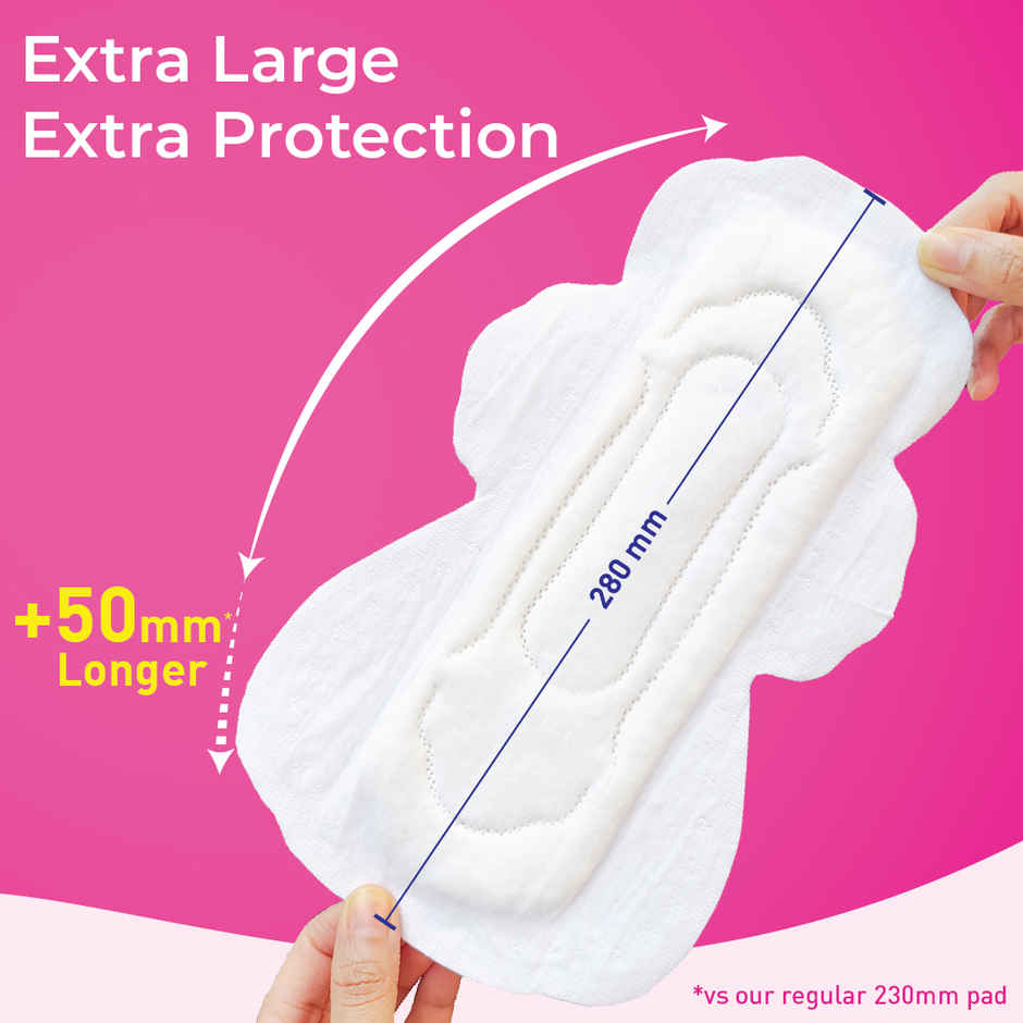 Paree Soft and Heavy Flow Sanitary Pads | XL | 40 pcs