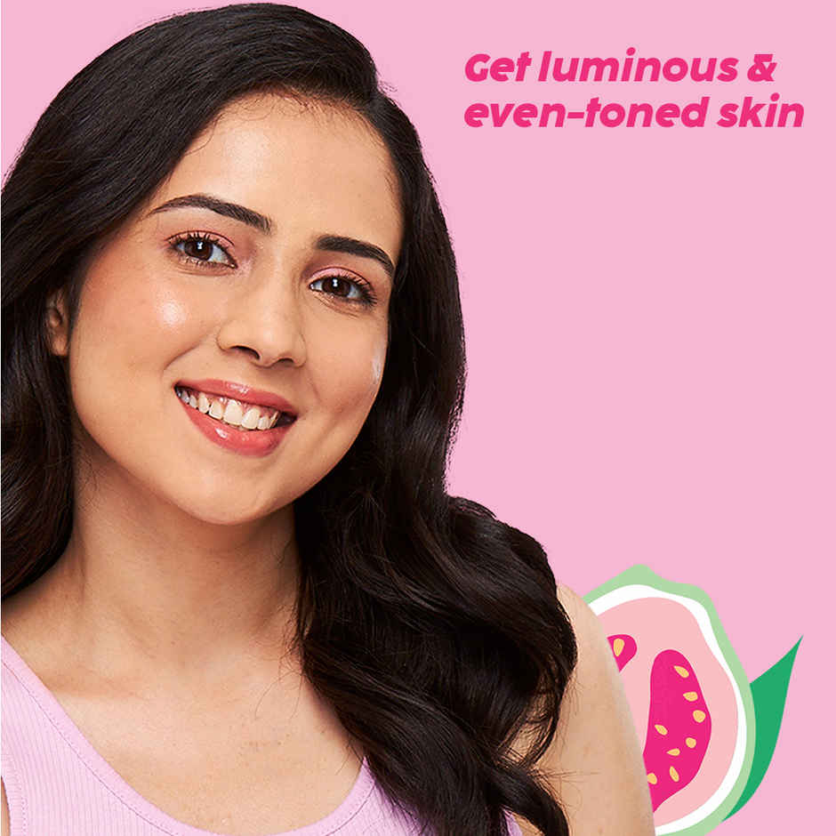 Plix Guava Glow Smoothie Moisturizer For Brighter Skin With Vitamin C & ALA, Promotes Hydration