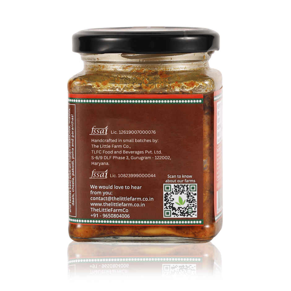 The Little Farm Co. Garlic Pickle | Achaar | Made with jaggery