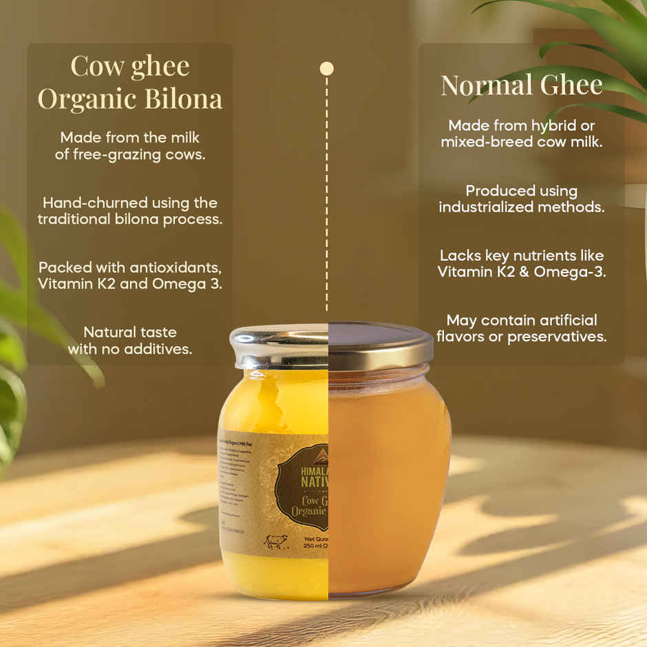 Himalayan Natives Organic Bilona Cow Ghee Jar