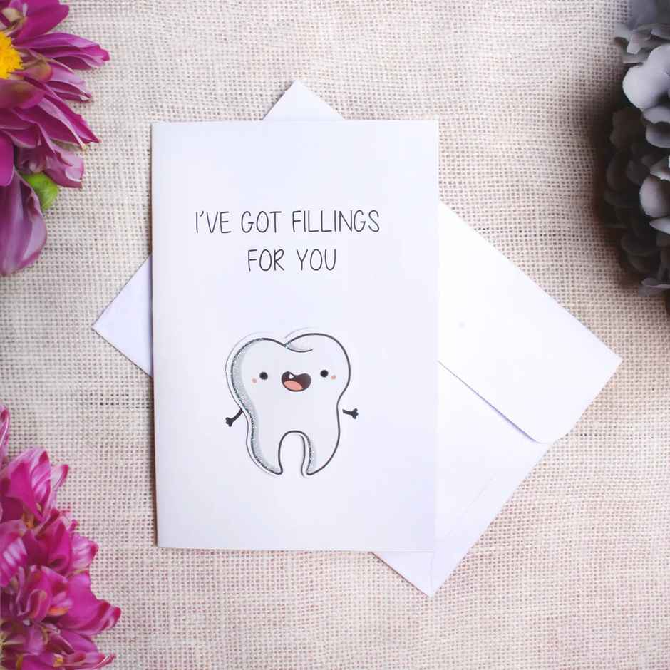 Itsy Bitsy Greeting Card & Envelope Fillings for You 4 x 6 Inch 2 Pc Pb Lb