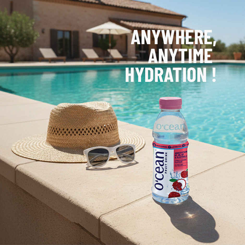 O'cean Fruit Water Lively Lychee Vitamin & Electrolyte Hydration