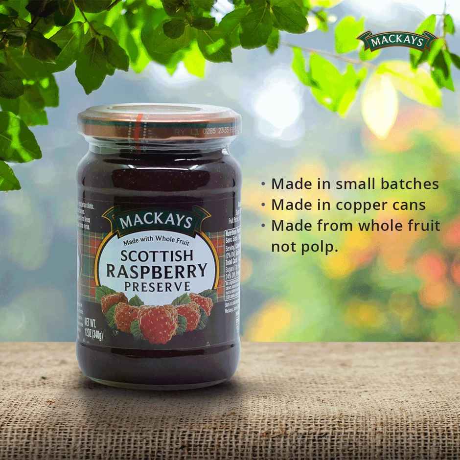 Scottish Mackeys Raspberry Preserve