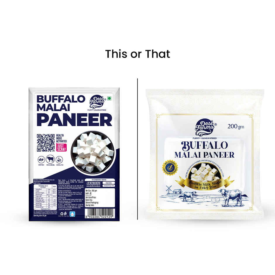 Desi farms Buffalo Malai Paneer