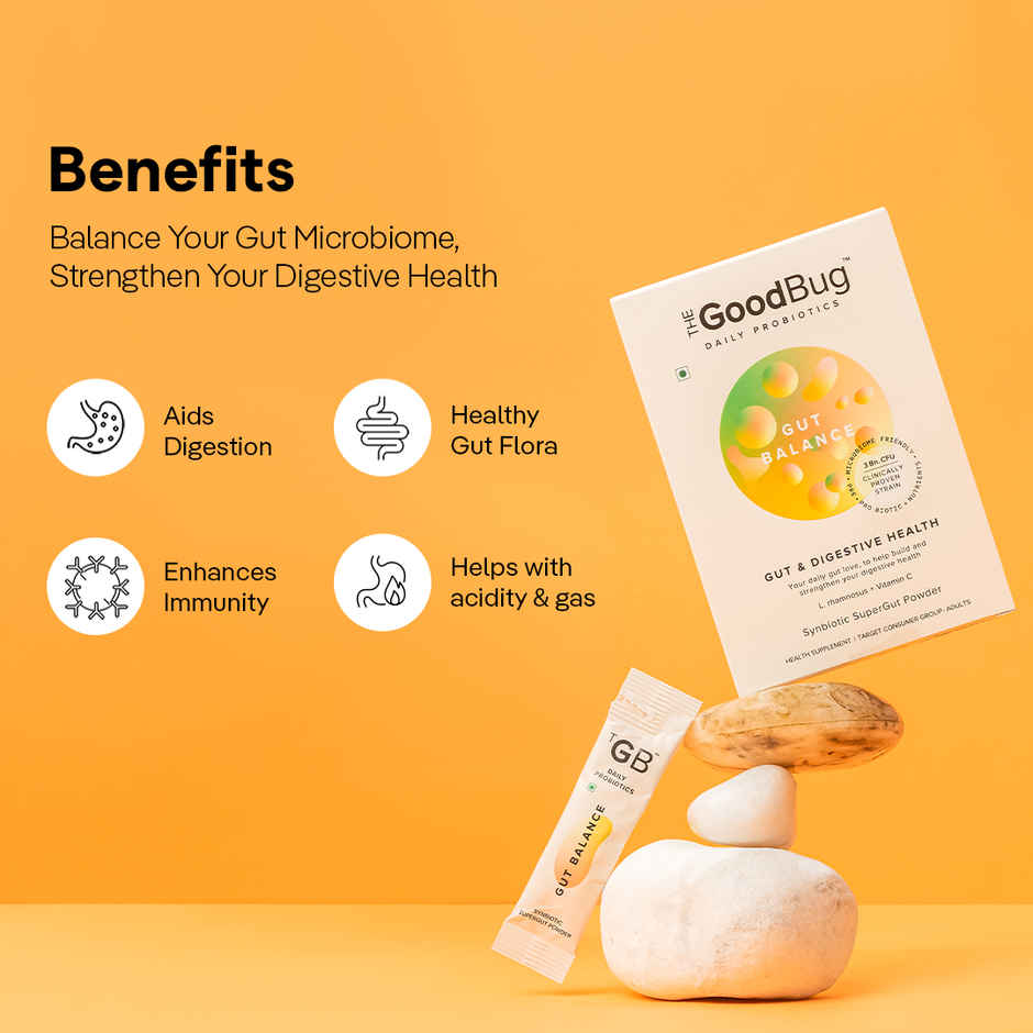 The Good Bug Gut Balance New & Improved Overall Digestive Health Probiotics Supplements