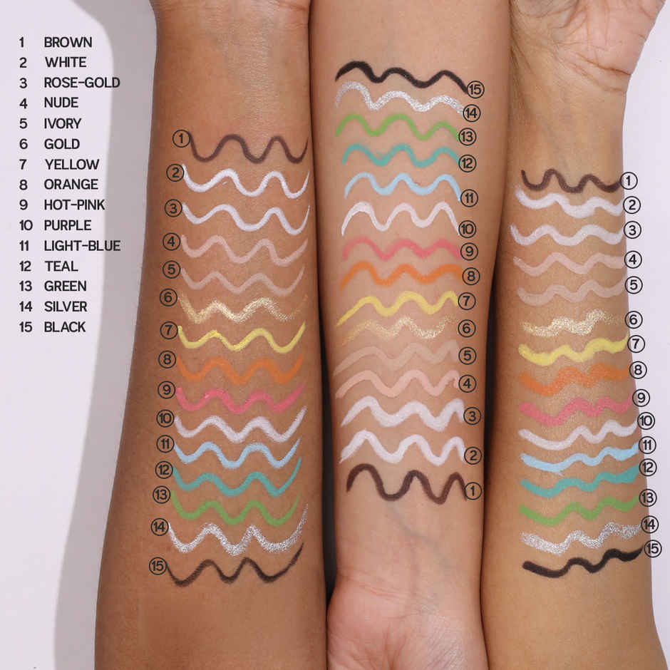 Makeup Revolution Streamline Waterline Eyeliner Pencil Brown
