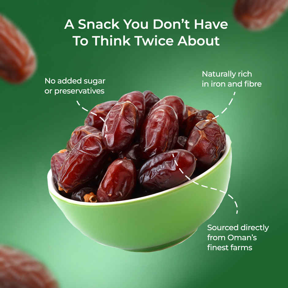 Khetika Premium Fard Dates | Khajoor, Khajur | Rich in Fibre | No Added Sugar