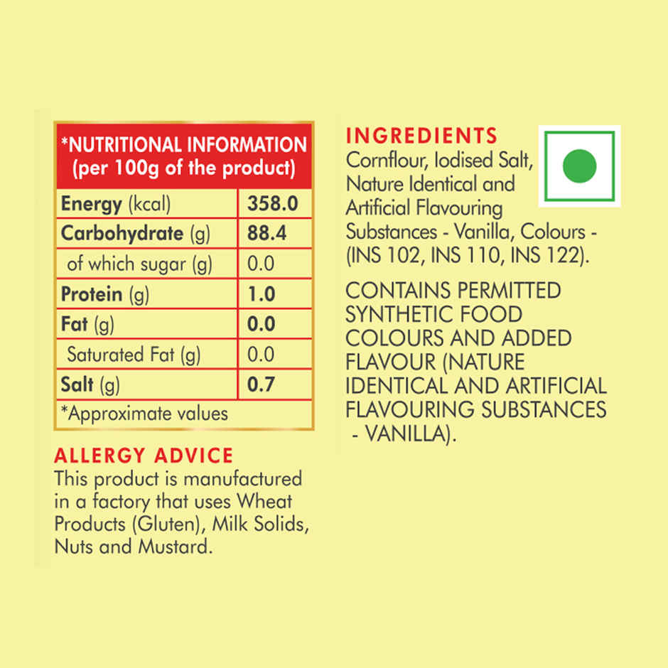 Weikfield Custard Powder Vanilla Flavour Carton Combo
